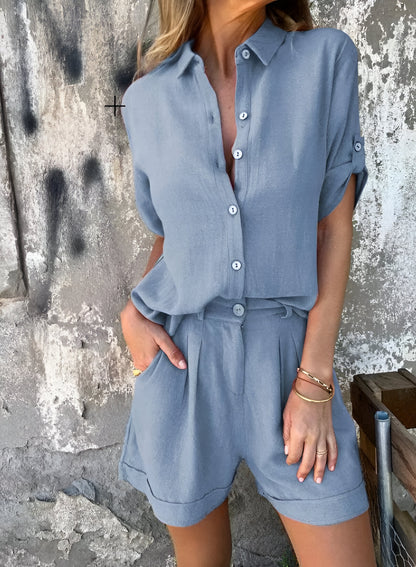 Linnea™ | Lekki zestaw lniany